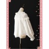 Little Star Hollow Out White Lace Lolita Long Sleeves Shirt