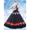 Cherry Blossom Key Series Sweet Cosplay Lolita Short Sleeve Dress Set
