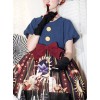 Circus Rabbit Series OP Bowknot Sweet Lolita Short Sleeve Dress