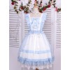 Sweet Tea Tale Series Ruffle Sweet Lolita Little Flying Sleeve Dress