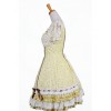 Sweet Yellow Spinning Printing Cotton Womens Lolita Dress