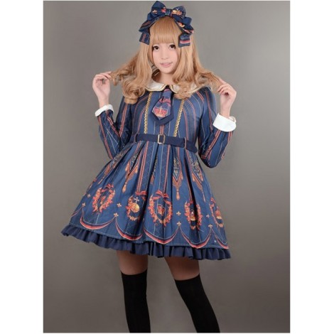 Elizabeth's Coronation~ Sailor Collar Lolita OP Dress -In Stock