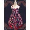 Fashion Strawberry Sweetheart Sweet Lolita Sling Dress
