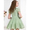 Green Cute Doll Collar Bowknot Sweet Lolita Short Sleeve Dress
