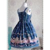 Lace Decorated Neckline Casual Style Lolita JSK - Picnic Rabbits by Infanta