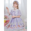 Miss Animal's Flowers Party Series OP Sweet Lolita Short Sleeve Dress