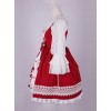 Cute Bowknot Pure Color Classic Lolita Sling Dress