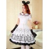 Cute Cats Printing Cotton Classic Lolita Sling Dress