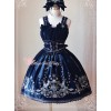 Magic Tea Party The Mass Of Winter Series Embroidery Classic Lolita Sling Dress