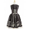 Brown Velvet Bow Lace Classic Lolita Dress