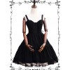 Waltz Series Double Lace-up Bowknot Classic Lolita Sling Dress