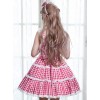 Chiffon Lace Plaid Classic Lolita Sling Dress