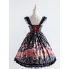 Elegant Red And White Classic Lolita Dress