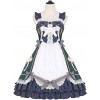 Lace Bowknot Ruffles Sling Dress Classic Lolita JSK