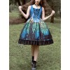 Magic Tea Party City Of Aurora Series JSK Blue Classic Lolita Sleeveless Dress