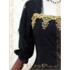 Elegant Black Jacquard Classic Lolita Half Sleeve Dress