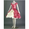 Red And White Short Sleeves Double-Layer Cotton Sweet Lolita Dress