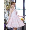 Pink Cute Flounced Sweet Lolita Sleeveless Dress