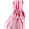 Pink Long Sleeves Bowknot Cosplay Costume Sweet Lolita Dress