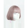 Air-bangs Internal Buckle Pear Flower Head Curly Hair Lolita Wig