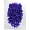 Lolita blue and purple Japanese pick long curly anime
