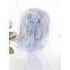 Gray-blue Short Rome Curly Hair Lolita Wig