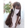 Rose And Flower Thorn Series Brown Long Curly Hair Lolita Wigs