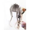 Linen Gray Gradual Change Long Curly Lolita Wig