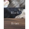 Three Colors Natural Hair-tail Medium Long Straight Hair Classic Lolita Wigs