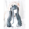 Gray-blue Elegant Long Curly Hair Lolita Wigs