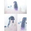 Mermaid's Tears Series Long Curly Hair Lolita Blue-purple Gradient Wigs