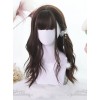 Chocolate Color Large Wave Curly Long Hair Lolita Wigs