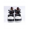 Black & White 2.8" High Heel Romantic PU Round Toe Ankle Straps Bow Decoration Platform Girls Lolita Shoes