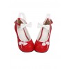 Bowknot Chinese Style Embroidered Lolita High Heel Shoes