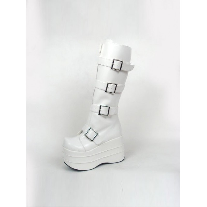 White 3.9" Heel...