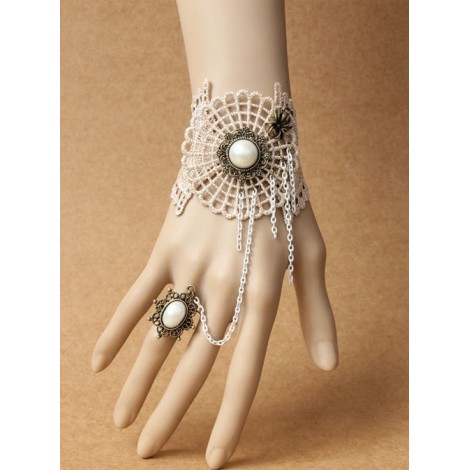 Retro Lace Cobweb Lady Lolita Wrist Strap