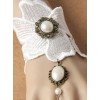 Elegance White Lace Wedding Lolita Bracelet And Ring Set