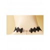 Decent Black Lace Metal Chain Lolita Necklace