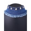 Denim Cloth Five-pointed Star Decoration Lady Lolita Necklace