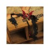 Gothic Black Lace Red Butterfly Lolita Necklace