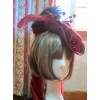 *Lady In Black* Series Retro Wool Gothic Lolita Feather Top Hat