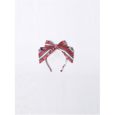Go To A Journey Series Wine Red Bowknot Classic Lolita Head Band
