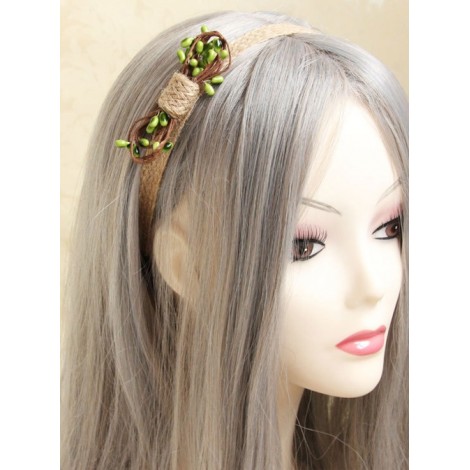 Concise Cute Rattan Bowknot Girls Lolita Headband