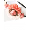 Elegant Handmade Pink Floral Girls Lolita Headband