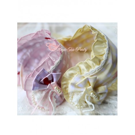 Magic Tea Party Flowers And Birds Poetry Series Printing Bowknot Sweet Lolita Head Band