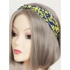 Yellow And Blue Concise Chiffon Hair Band