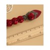 Handmade Retro Red Rose Lady Lolita Hairpin