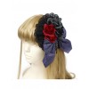 Beauty The Rose Series Flower And Key Pendant Gothic Lolita Hairpin