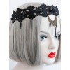 Punk Gothic Black Lace Lolita Headband