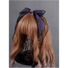 Obsidian Butterfly's Dance Crystal Purple Lolita Hair Clip